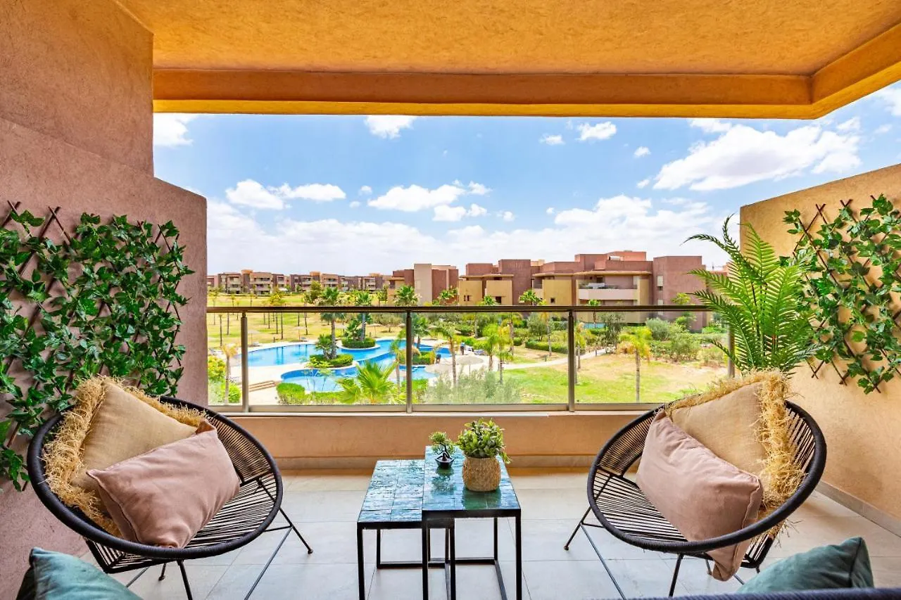 Apartamento Garden And Pool View 3 Rooms 10Min To Town Center Marrakesh
