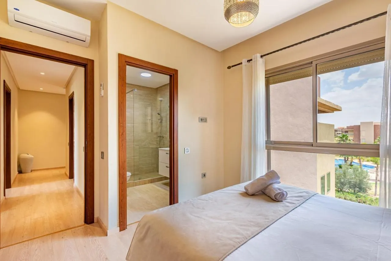Garden And Pool View 3 Rooms 10Min To Town Center Marrakesh Apartamento